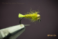 Tag Jig (chartreuse & olive)